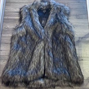 Nicole by Nicole Miller Faux Fur Vest